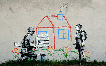 Top Banksy Art for Pinterest HD wallpaper