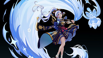 Kamisato Ayaka Genshin Impact HD wallpaper