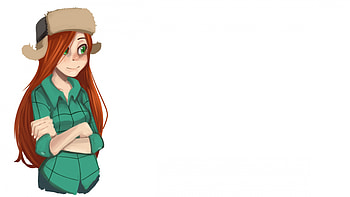 Preview gravity falls, gravity falls, girl, hat HD wallpaper
