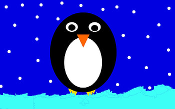 Peinguin Snow, animal, bird, snow, cold, peinguin, ice HD wallpaper