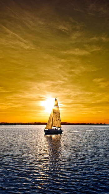 Sunset landscape, Xperia x HD phone wallpaper