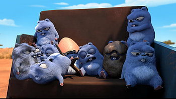 Grizzy & the Lemmings — Quad : Couch Chaos HD wallpaper