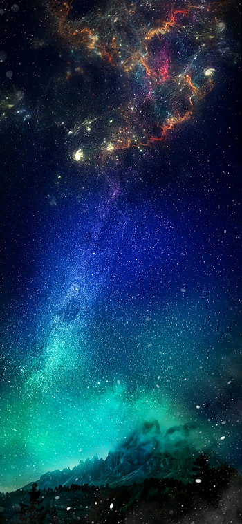 Space, atmosphere, sky, night HD phone wallpaper