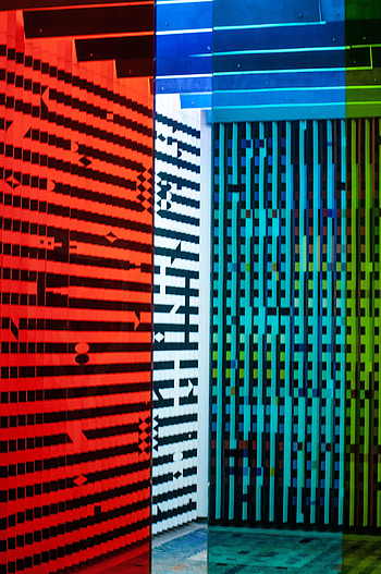 Abstract, Color, Glass, Stripes, Streaks, Distortion, Coloured, Tile HD phone wallpaper