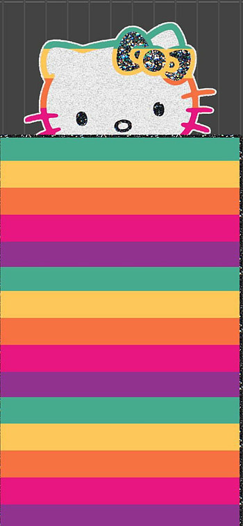 Hello kitty, orange, magenta HD phone wallpaper