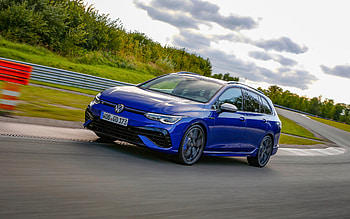 Volkswagen Golf R Variant, , raceway, 2021 cars, motion blur, 2021 Volkswagen Golf R Variant, german cars, Volkswagen HD wallpaper