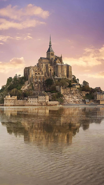 Mont Saint Michel, Travels, Religious, Heritage HD phone wallpaper