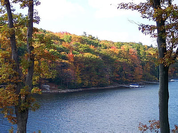 Deep Creek Lake, autumn, sky, water, lake HD wallpaper