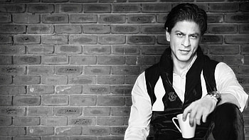 Shah Rukh Khan, Bollywood actor, Monochrome HD wallpaper
