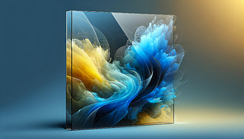 Abstract Glass Art, glass, Abstract, digital design, Abstract glass HD wallpaper
