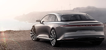 Air Back View, Lucid Motors HD wallpaper