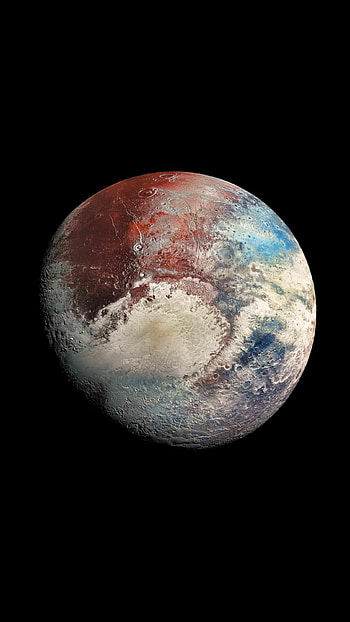 Minimalism, Pluto HD phone wallpaper