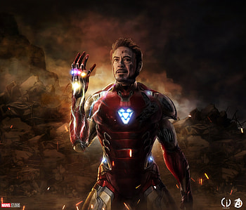 I Am Iron Man Avengers Endgame , iron-man, superheroes, behance, artwork, avengers-endgame HD wallpaper