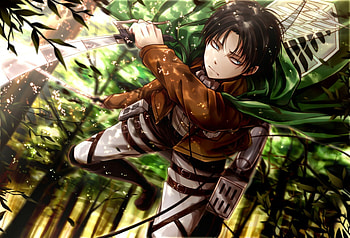 Shingeki no Kyojin, Eren Jaeger, Forest, Green, Sword, Boy, Jaeger, Eren, Cant think of a fourth HD wallpaper