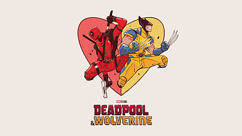 Deadpool And Wolverine Minimalism, deadpool-and-wolverine, deadpool-3, wolverine, deadpool, 2024-movies, movies, superheroes, artwork, digital-art, minimalism HD wallpaper