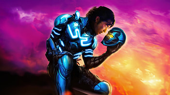 Blue Beetle Movie Poster Of Heroic Adventures, blue-beetle, 2023-movies, movies, superheroes, artwork, digital-art, artist, behance HD wallpaper