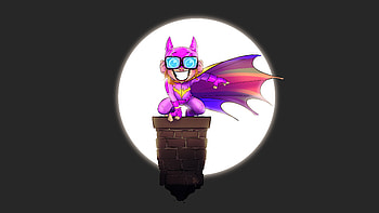 The Pink Batgirl Minimal , batgirl, superheroes, minimalism, minimalist, artist, artwork, digital-art, artstation HD wallpaper