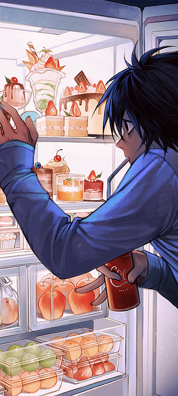 L's Midnight Snack — Death Note Anime , L (Death Note), Anime, Death Note HD phone wallpaper