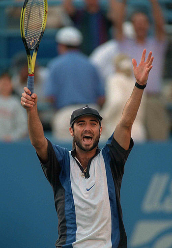 Andre Agassi fashion, Sophisticated attire, Style inspiration, Redefining fashion HD phone wallpaper