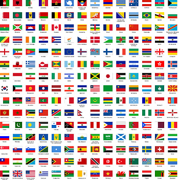 World Flags Map HD phone wallpaper