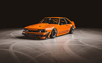 Ford Mustang Foxbody, ford-mustang, ford, classic-cars, cars, artstation HD wallpaper