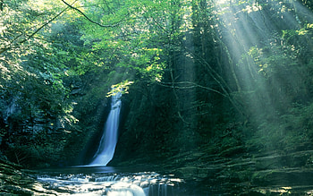 Landscape, Waterfalls HD wallpaper