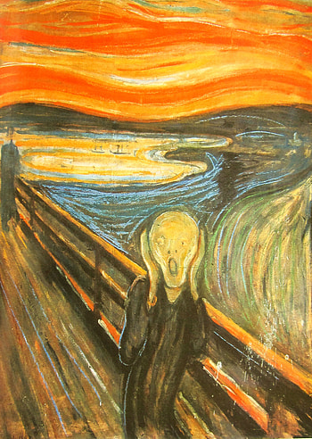 The Scream, captivating artwork, Edvard Munch, emotional expression HD phone wallpaper