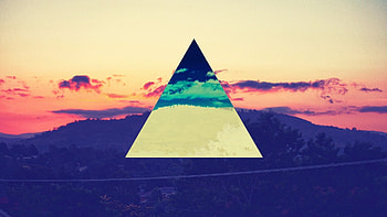 Pink Floyd color spectrum hipster mountains scien HQ and HD wallpaper