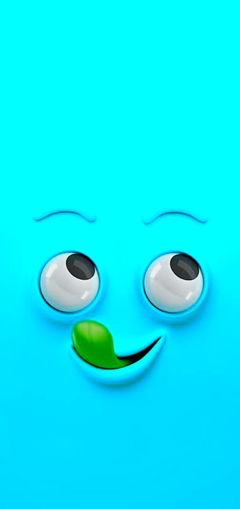 3d emoji cyan colour, nose, 3d_emoji HD phone wallpaper