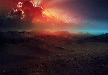 Hole Of Burning Alms , artist, artwork, digital-art, deviantart HD wallpaper