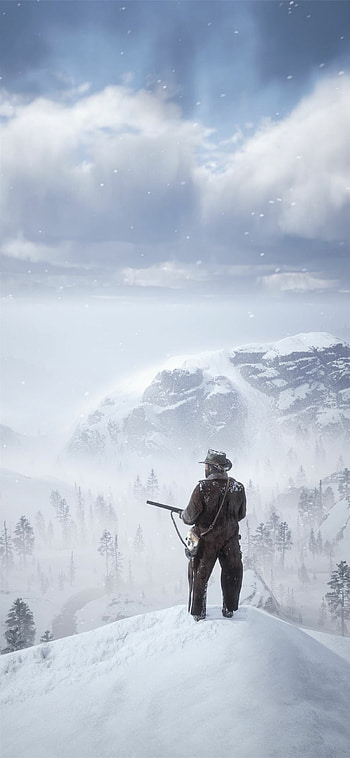 Red Dead Redemption 2, The Bounty Hunter, , Adventure on your home screen HD phone wallpaper