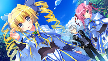 Koiken Otome, Rei Kobayashi, anime, eve elaine austin, sky, Akira Sada, friends HD wallpaper