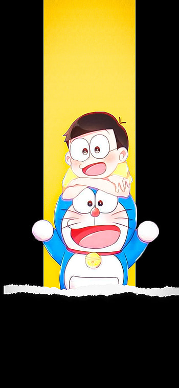 Nobita & Doremon, art, cartoon HD phone wallpaper