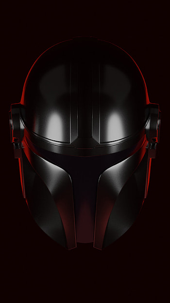 Helmet, The Mandalorian HD phone wallpaper