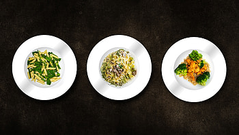 Plant leaf dish meal, Close eat delicious HD wallpaper