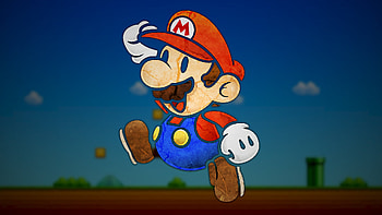 Super Mario, Paper Mario, Video Games, Digital Art, Nintendo . HD wallpaper