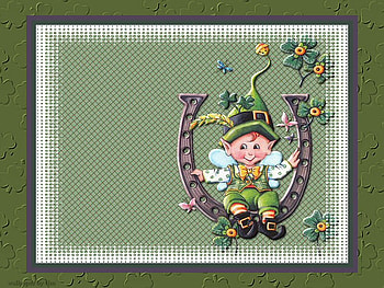 ST PATS HORSESHOW, st pats, pixie, horseshoe, st patricks HD wallpaper