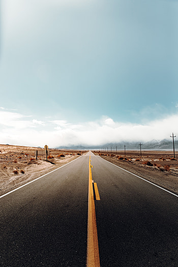 Landscape, Nature, Desert, Usa, Road, United States, California HD phone wallpaper