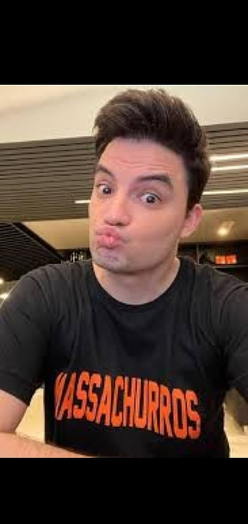 Felipe Neto, jaw, black hair HD phone wallpaper