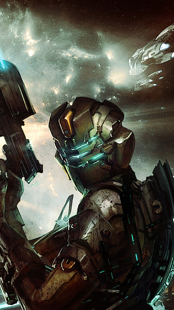 Isaac Clarke (Gaming), Dead Space Isaac Clarke, Gaming screenshot, Scary game HD phone wallpaper