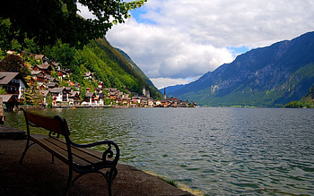 Landscape, Cities, Lakes HD wallpaper