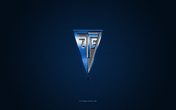 Zalaegerszegi TE, Hungarian football club, blue logo, blue carbon fiber background, Nemzeti Bajnoksag I, football, NB I, Zalaegerszeg, Hungary, Zalaegerszegi TE logo HD wallpaper
