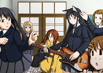 akiyama mio hirasawa yui k on kotobuki tsumugi nakano azusa tainaka ritsu yamanaka sawako, k, akiyama-mio, kotobuki-tsumugi, yamanaka-sawako, hirasawa-yui, tainaka-ritsu, on, nakano-azusa HD wallpaper