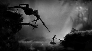 Limbo , Dark platformer, Limbo atmosphere, Striking visuals HD wallpaper