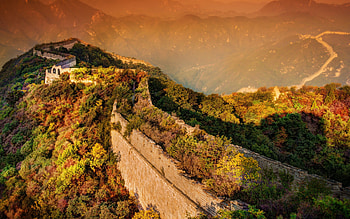 Great Wall of China, Nature view, China travel, MacBook nature HD wallpaper