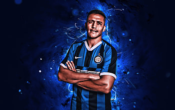 Alexis Sanchez, soccer, inter, football HD wallpaper