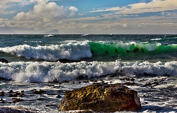 Landscape, Nature, Sea, Waves HD wallpaper