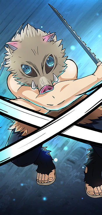 Inosuke: Beast Breathing — Demon Slayer Vertical , Anime, Demon Slayer: Kimetsu no Yaiba HD phone wallpaper