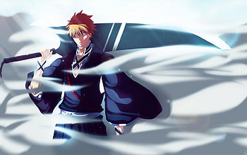 Ichigo in Shinigami form, shinigami, bleach, ichigo, anime HD wallpaper