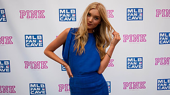 Elsa Hosk blue dress, blondes women, Elsa Hosk HD wallpaper